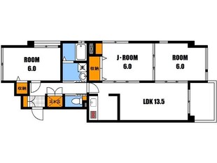 七軒茶屋駅 徒歩9分 7階の物件間取画像